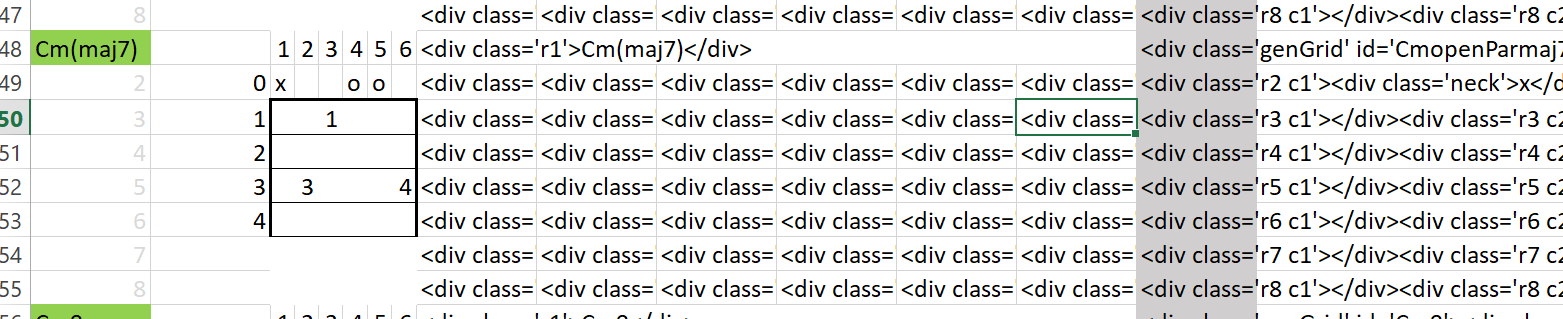 excel chord helper